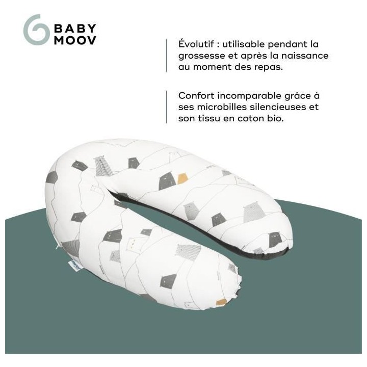 Babymoov Coussin de Maternité doomoo Bear Grey