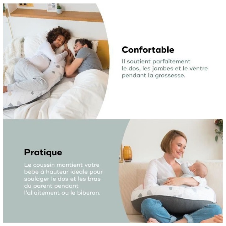 Babymoov Coussin de Maternité doomoo Bear Grey