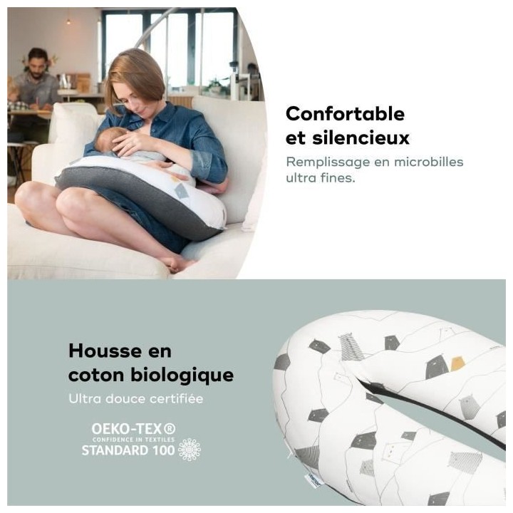 Babymoov Coussin de Maternité doomoo Bear Grey