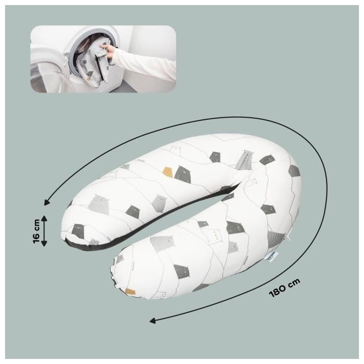 Babymoov Coussin de Maternité doomoo Bear Grey