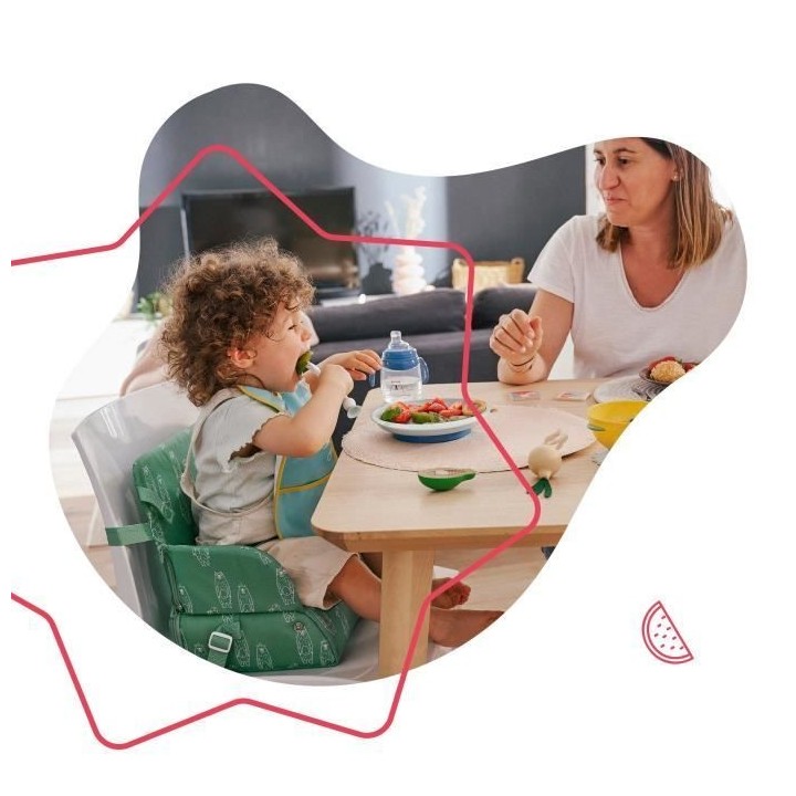 Badabulle Rehausseur Nomade - Pliage Compact - Universel - De 6 a 36 m