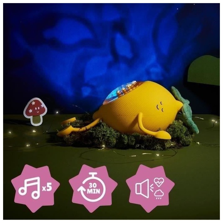 Veilleuse projection immersive BADABULLE - Modele : BASILE, avec musiq