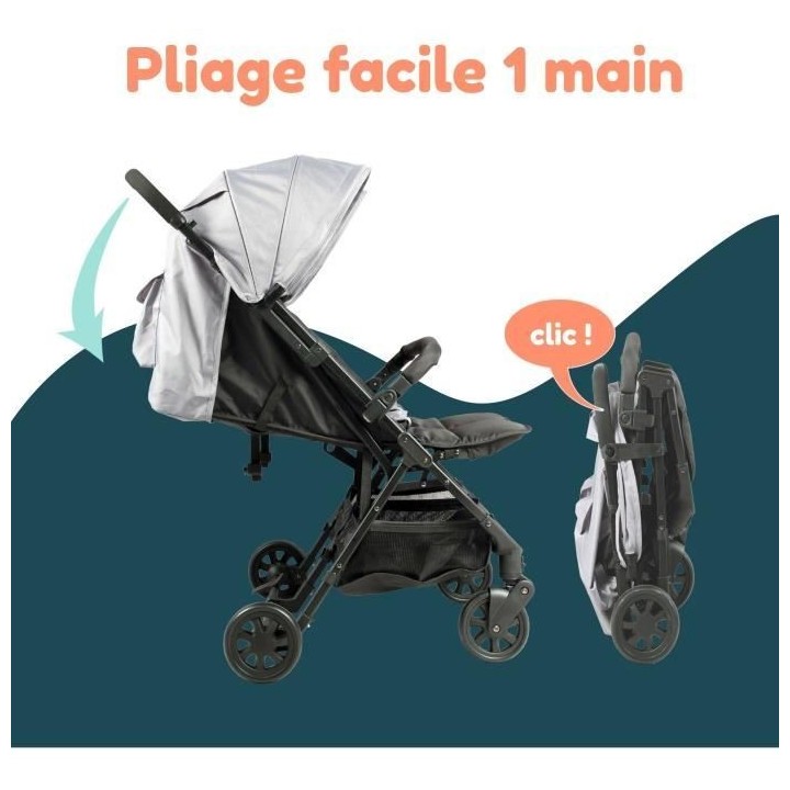 Poussette double BAMBISOL - Pour jumeaux et pour enfants d'âge rappro