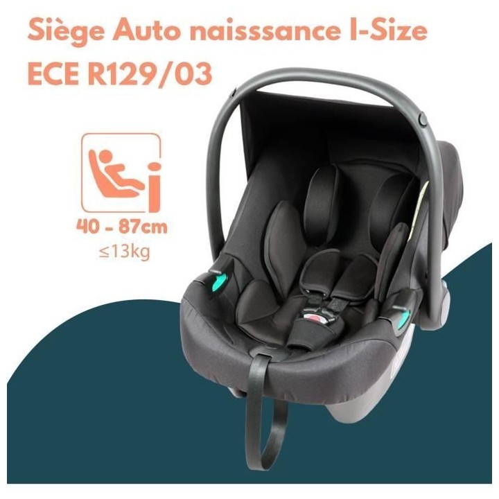 Poussette double jumeaux - BAMBISOL - Combiné Poussette Double + Sieg