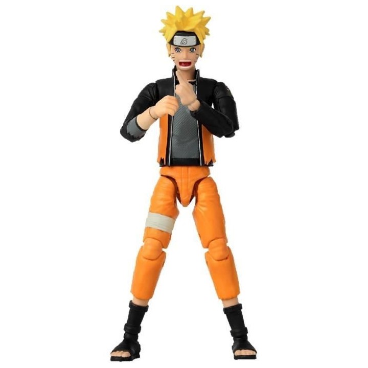Figurine Anime Heroes - Bandai - Naruto Shippuden - Naruto Uzumaki (Fi