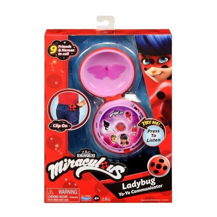 Téléphone Magique Ladybug - BANDAI - Miraculous - 30 phrases - Enfan