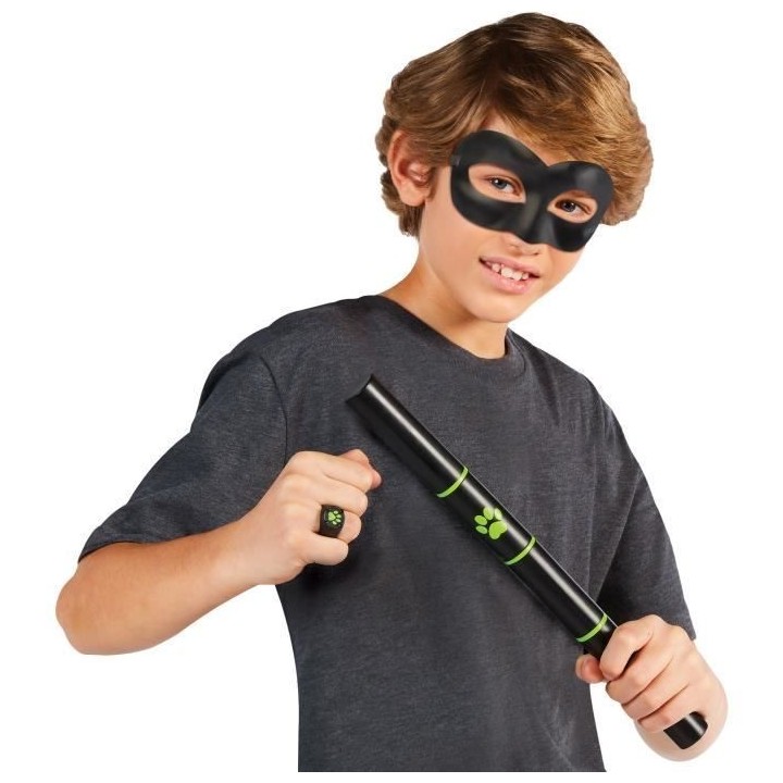 BANDAI - Miraculous Set de transformation - Chat Noir - Accessoire Mag