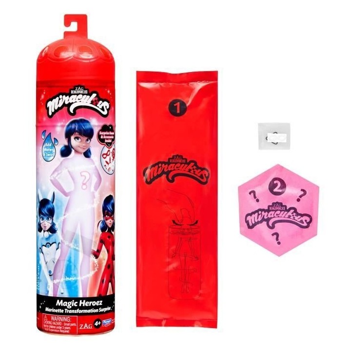 Miraculous Ladybug - Poupée Marinette Color Change 26 cm - BANDAI