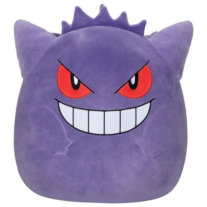 Peluche - BANDAI - Pokémon - Squishmallows 50 cm - Ectoplasma (Gengar