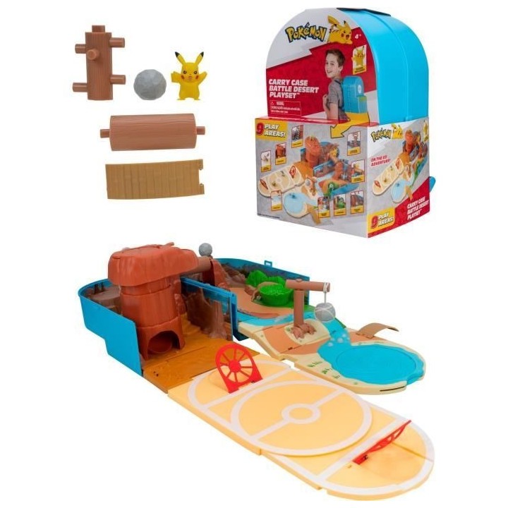 Sac a dos du dresseur Désert - BANDAI - Pokémon - Univers de jeu Pok