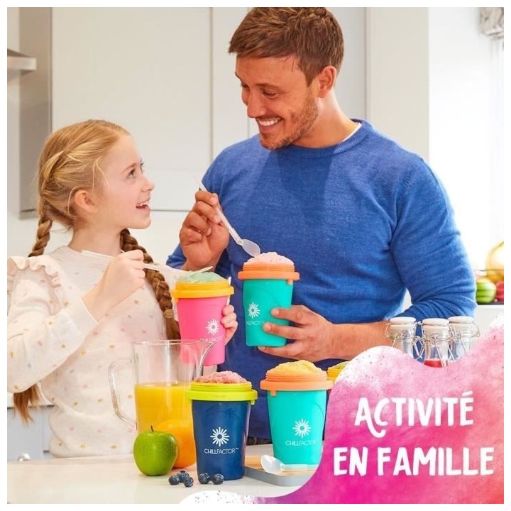 Mug a granité Chillfactor - Bandai - Couleur aléatoire Bleu, Rose ou