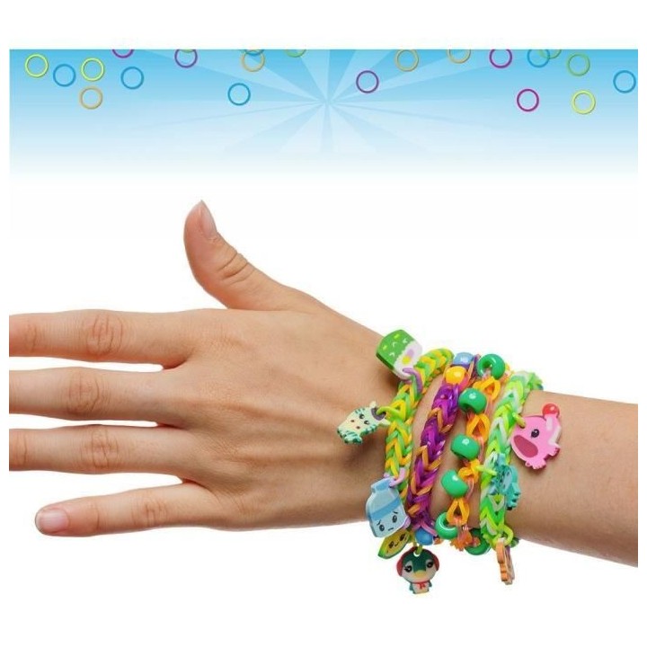 Kit de fabrication de bracelets Rainbow Loom - Métier a tisser avec 5