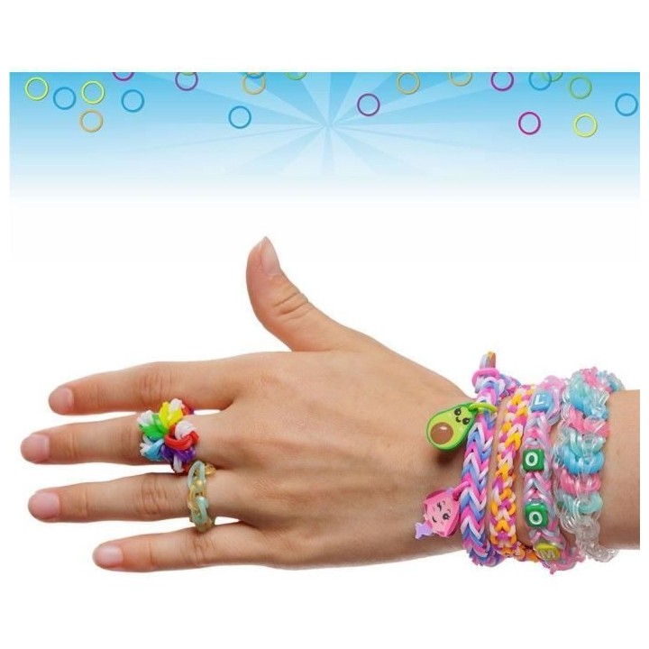 Kit de fabrication de bracelets Rainbow Loom - Métier a tisser avec 5