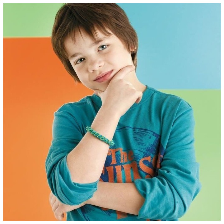 Kit de fabrication de bracelets Rainbow Loom - Métier a tisser avec 5