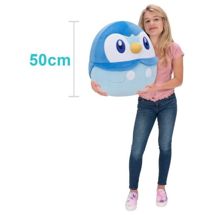 Peluche - BANDAI - Pokémon - Squishmallows 50 cm - Tiplouf- Grande pe