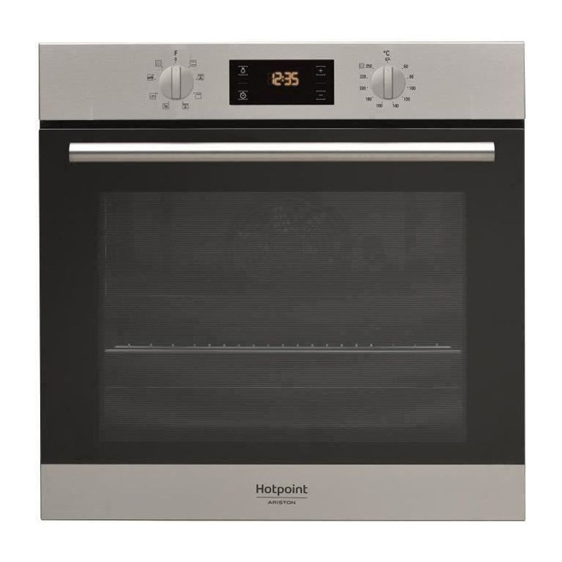 Four électrique encastrable Pyrolyse Chaleur tournante HOTPOINT FA2 540 P IX HA - 66L - Inox - Multifonction