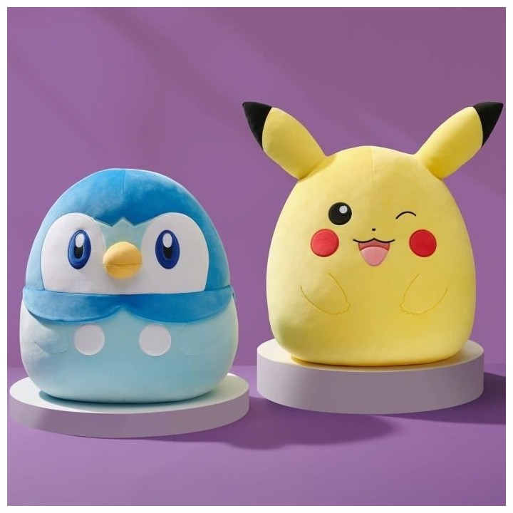 Peluche - BANDAI - Pokémon - Squishmallows 50 cm - Tiplouf- Grande pe