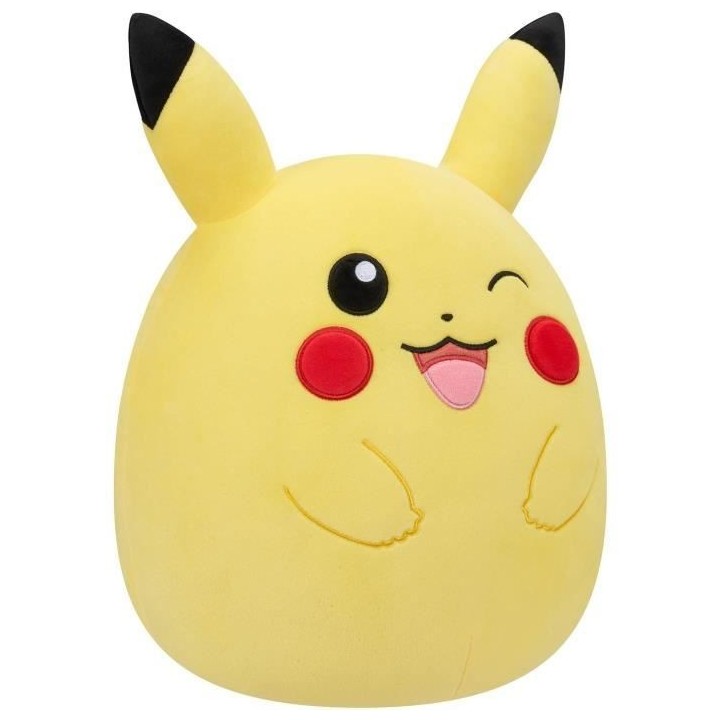 Peluche - BANDAI - Pokémon - Squishmallows 50 cm - Pikachu - Grande p