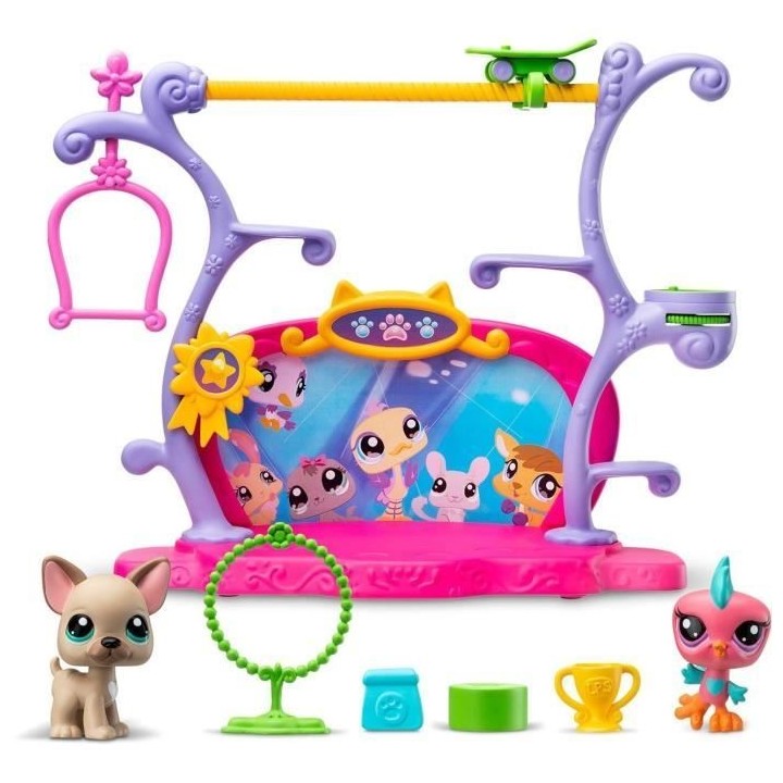 BANDAI - Littlest Pet Shop - Coffret Pets Got Talent - Ensemble de jeu