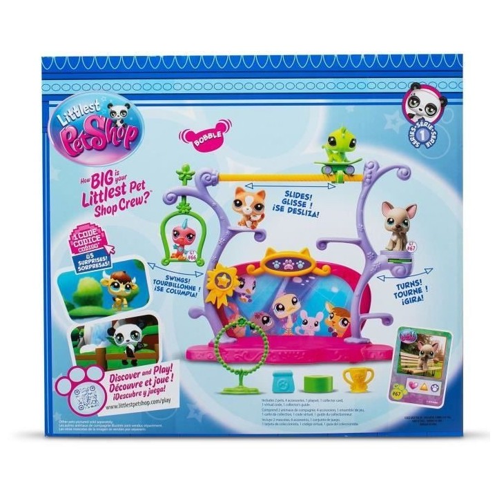 BANDAI - Littlest Pet Shop - Coffret Pets Got Talent - Ensemble de jeu