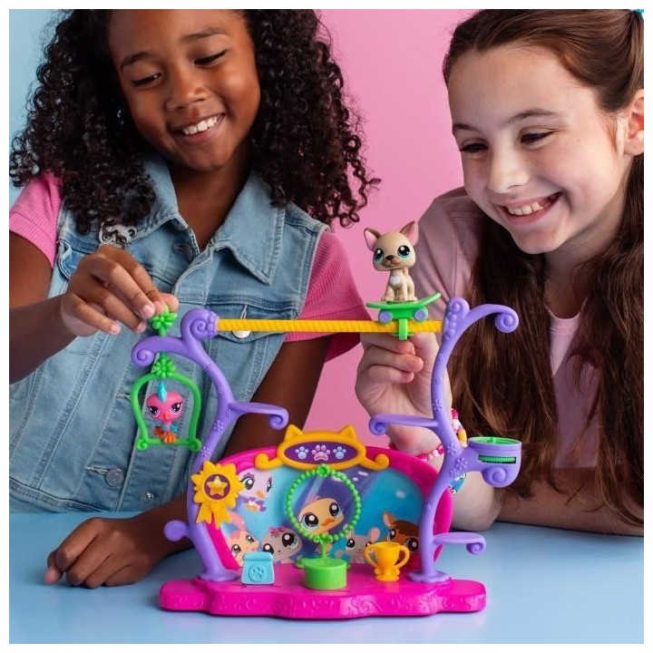 BANDAI - Littlest Pet Shop - Coffret Pets Got Talent - Ensemble de jeu