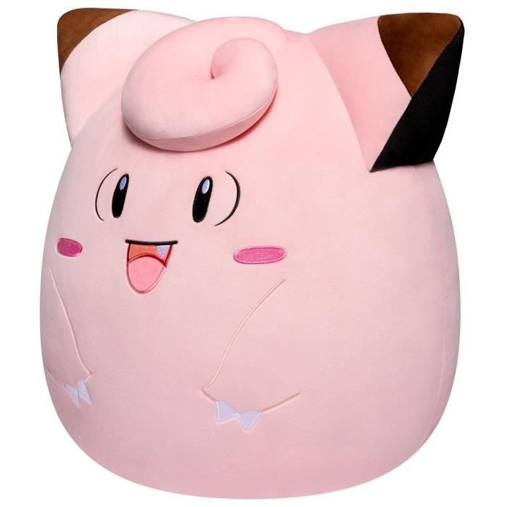 Peluche - BANDAI - Pokémon - Squishmallows 50 cm - Mélofée (Clefair