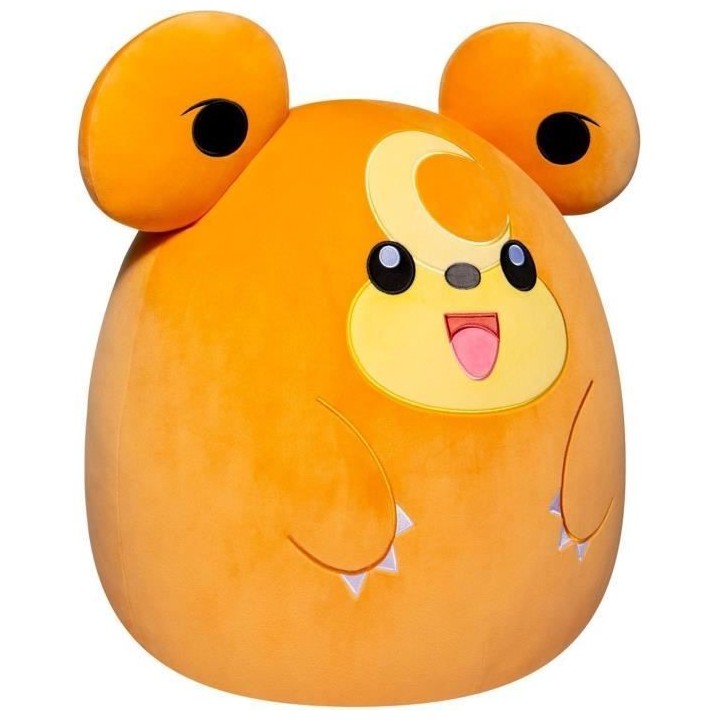 Peluche - BANDAI - Pokémon - Squishmallows 50 cm - Teddiursa - Grande