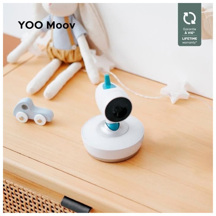 Babymoov Caméra Additionnelle Motorisée Orientable a 360° pour Baby