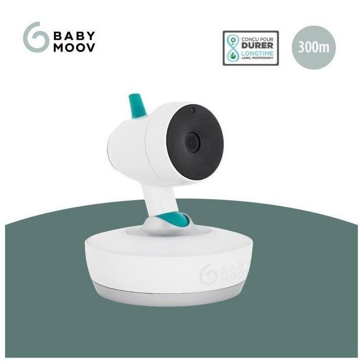Babymoov Caméra Additionnelle Motorisée Orientable a 360° pour Baby