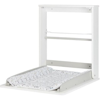 Badabulle Table a langer murale Plouf, avec matelas a langer inclus -