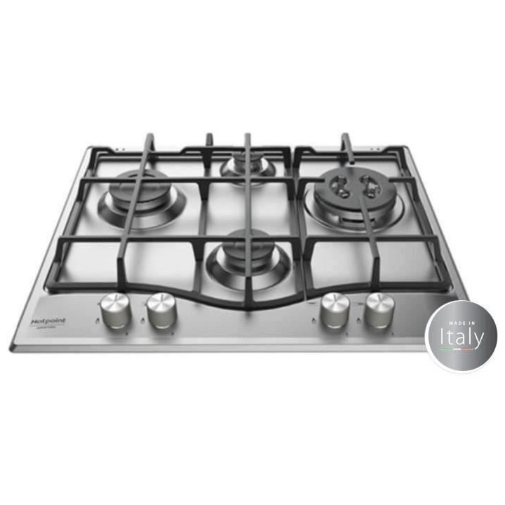 Plaque de cuisson Gaz - HOTPOINT - 4 foyers - L 60 x P51 cm - PNN 641