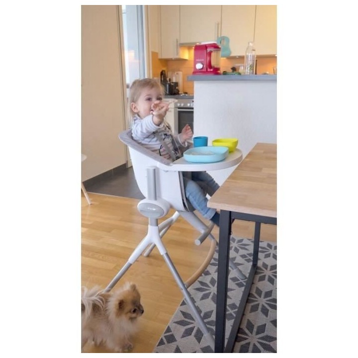 Béaba Coffret Repas Silicone 4 pieces Bleu