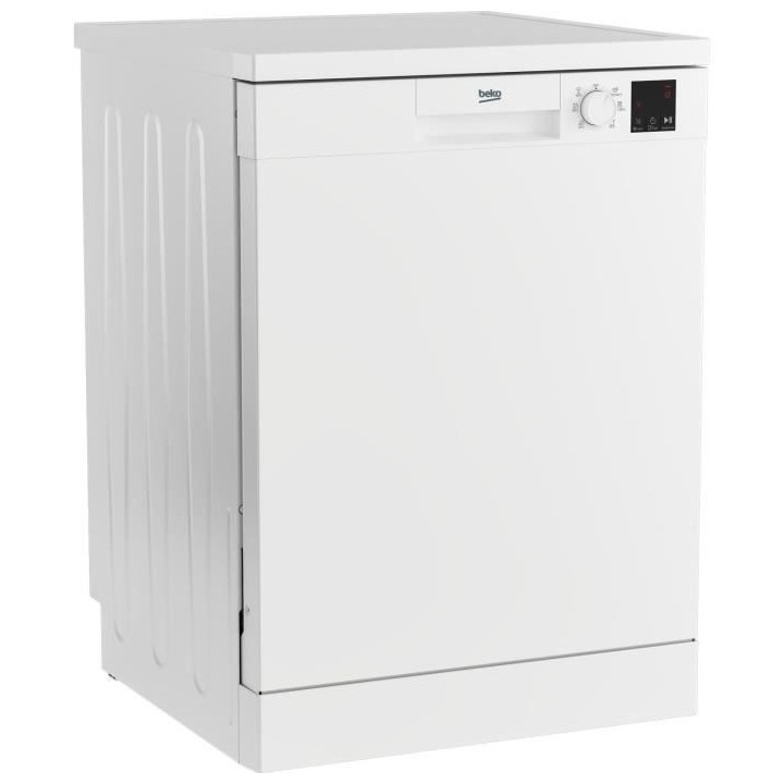 Lave-vaisselle pose libre BEKO DVN06430W - 14 couverts - L60cm - 47dB