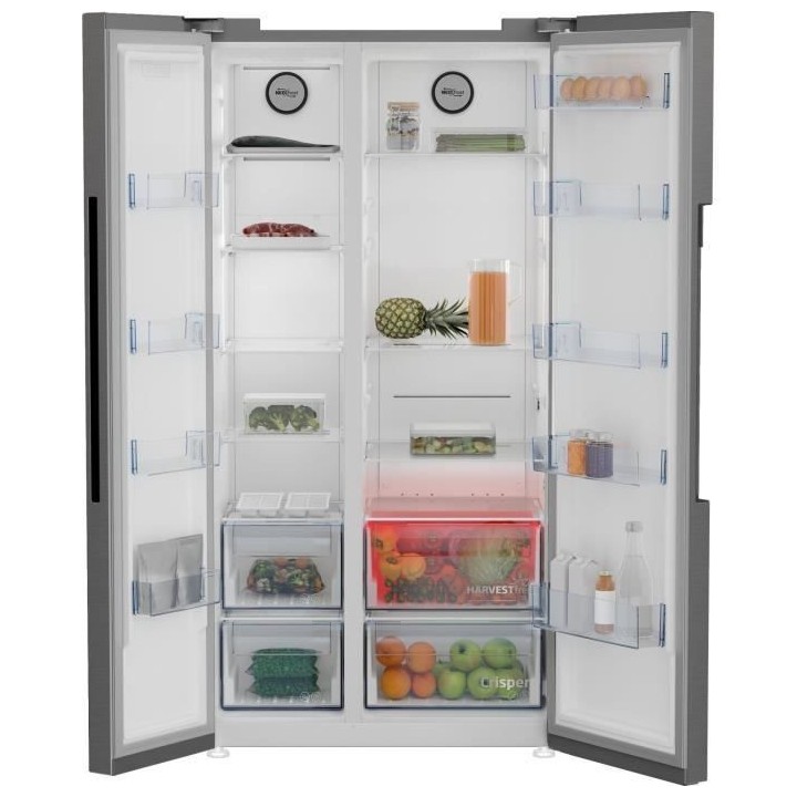 Réfrigérateur Side by Side pose libre - BEKO - GN1603140XBN - Classe