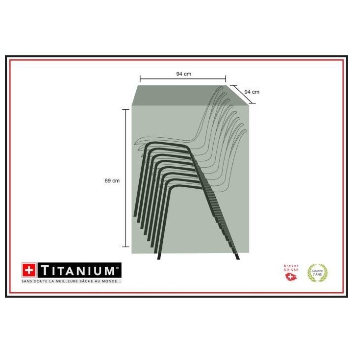 Housse pour chaise 67x67x120