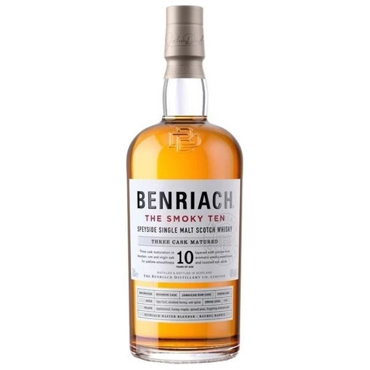Benriach - 10 ans - The Smoky Ten - Single malt scotch whisky - 46,0 %