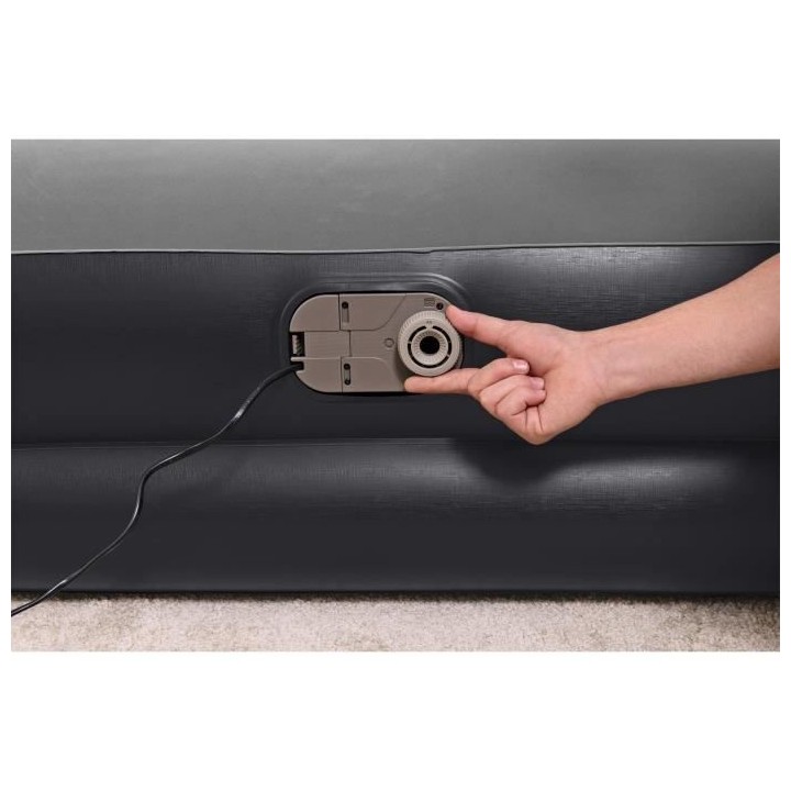 Lit gonflable - BESTWAY - Tritech 2P - 2 places - 203x152x46 cm avec p