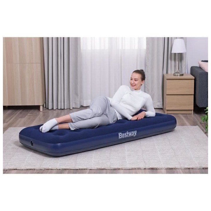 Matelas gonflable camping - BESTWAY - 1 place - 185x76x22 cm