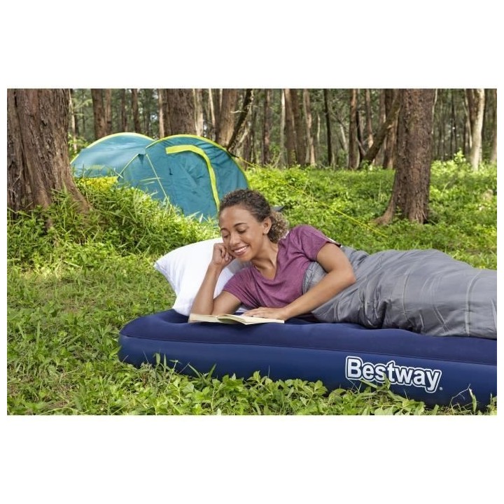 Matelas gonflable camping - BESTWAY - 1 place - 185x76x22 cm
