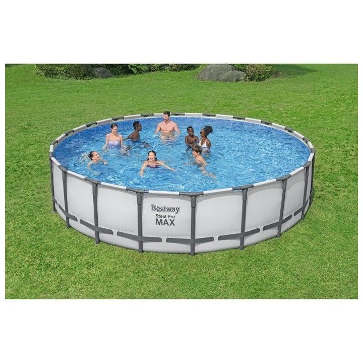 Kit Piscine hors sol tubulaire BESTWAY - Steel Pro Max™ - 610 x 132