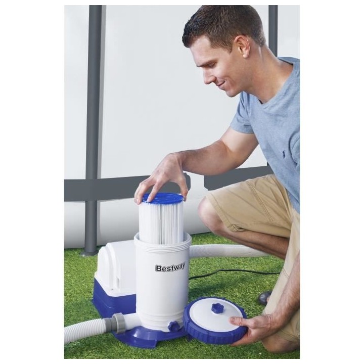 BESTWAY - Pompe a filtration - Filtre a cartouche 9 463 L/h - Cartouch