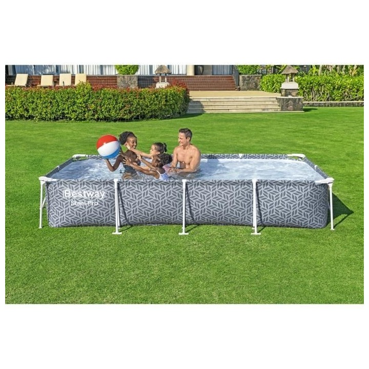 Kit Piscine hors sol tubulaire BESTWAY - Steel Pro™ - 366 x 201 x 66
