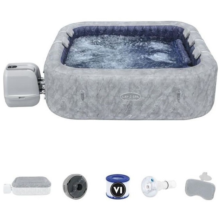 Spa gonflable BESTWAY - Lay-Z-Spa San Francisco Hydrojet Pro - 230 x 2