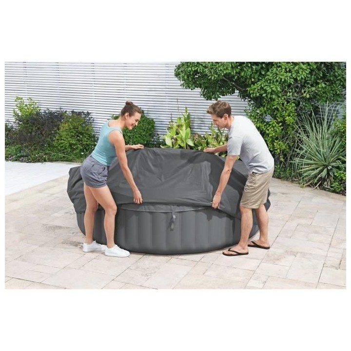 BESTWAY - Couverture thermique EnergySense™ pour spas rond 236 x 71