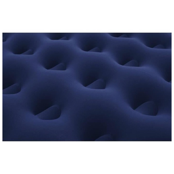 Matelas gonflable camping - BESTWAY - 2 places - 191x137x22 cm avec po