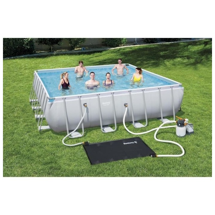 BESTWAY - Tapis solaire chauffant pour piscine Bestway - Noir