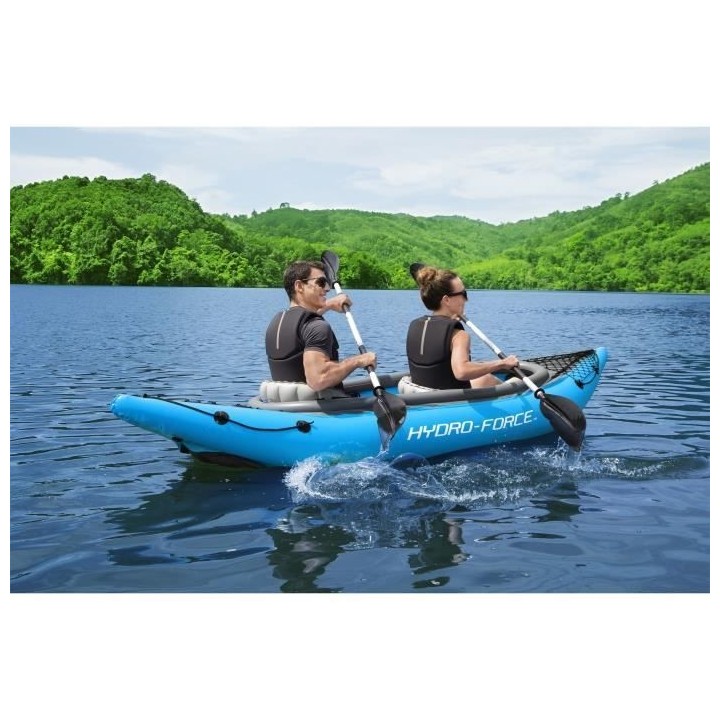 Kayak gonflable - BESTWAY - Cove Champion X2 Hydro-Force - 331x88cm -