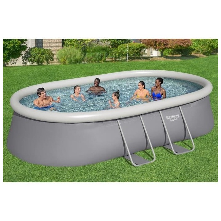 Kit Piscine hors sol autoportante BESTWAY - Fast Set - 488 x 305 x 107