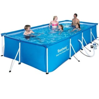 Kit Piscine hors sol tubulaire BESTWAY - Steel Pro™ - 400 x 211 x 81