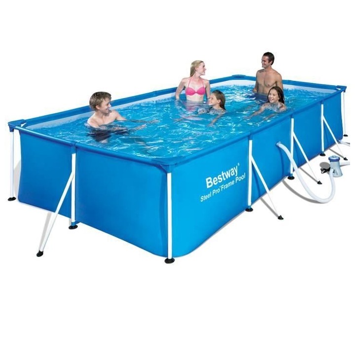 Kit Piscine hors sol tubulaire BESTWAY - Steel Pro™ - 400 x 211 x 81